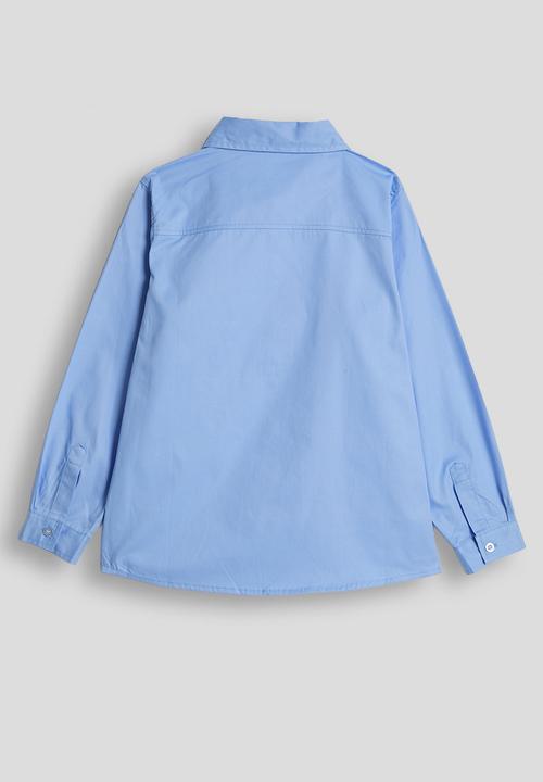 Pop Candy - Cuffed shirt - blue