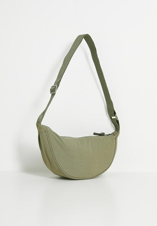 Pop Candy - Half moon shoulder bag - olive green