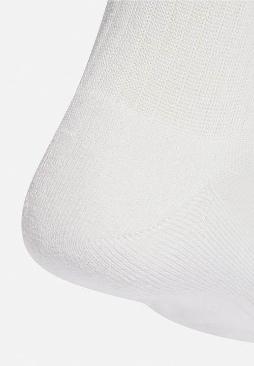 adidas Performance - 3-Stripe ESS C Crew  3-Pack - White/Black/Black