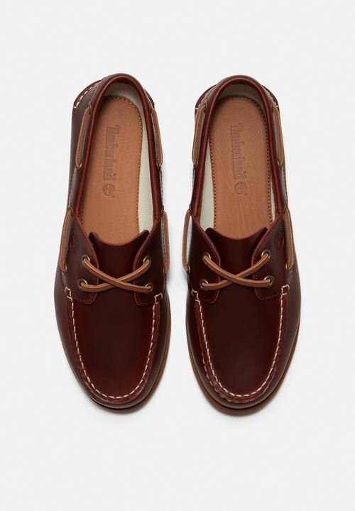 Timberland - Cedar bay essential boat shoe - burgundy full grain