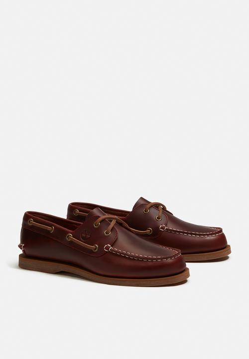 Timberland - Cedar bay essential boat shoe - burgundy full grain