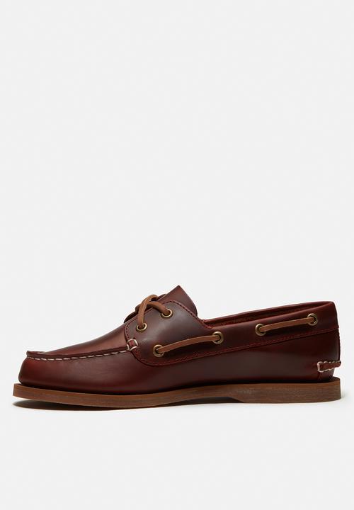 Timberland - Cedar bay essential boat shoe - burgundy full grain