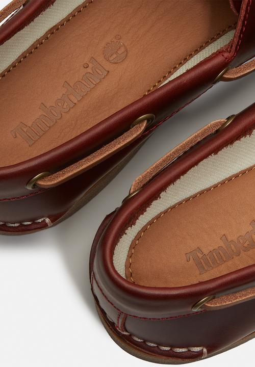 Timberland - Cedar bay essential boat shoe - burgundy full grain