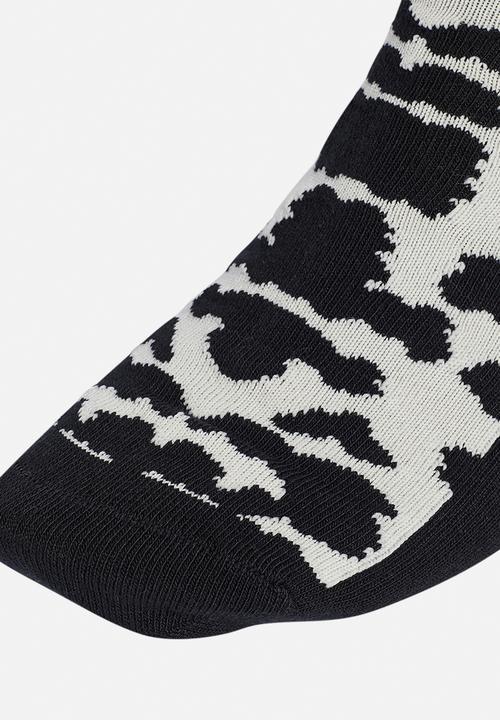 adidas Originals - Animal Crew Socks 2 Pack - Off White/Black