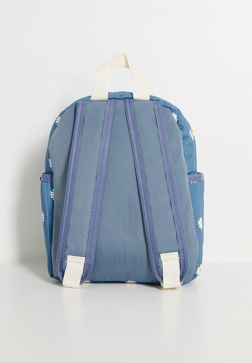 Pop Candy - Quilted backpack - blue/floral aop