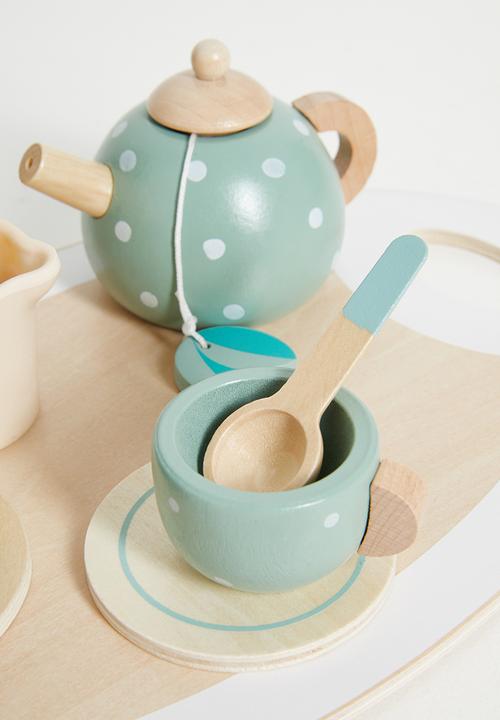 Pop Candy - Tea set - blue and neutral