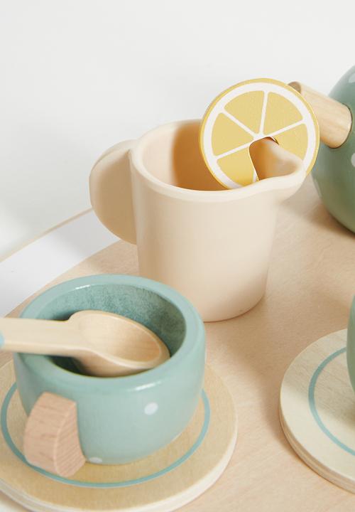 Pop Candy - Tea set - blue and neutral