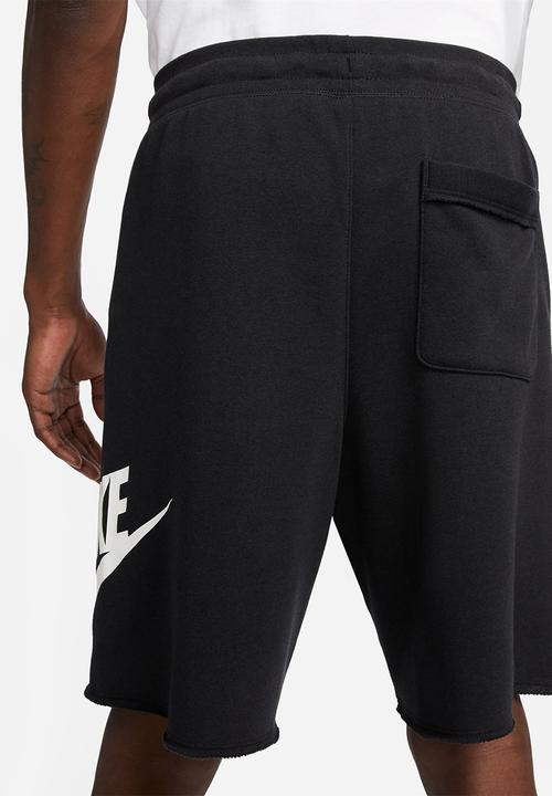 Nike - NSW Cub Alumni  French Terry Shorts - Black/White/Whit