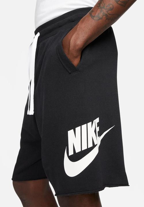 Nike - NSW Cub Alumni  French Terry Shorts - Black/White/Whit