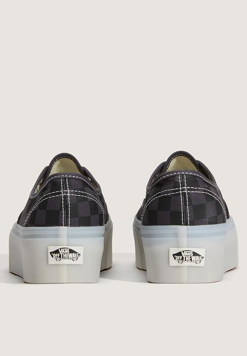 Vans - Authentic Stackform - Checkerboard Charcoal/Black