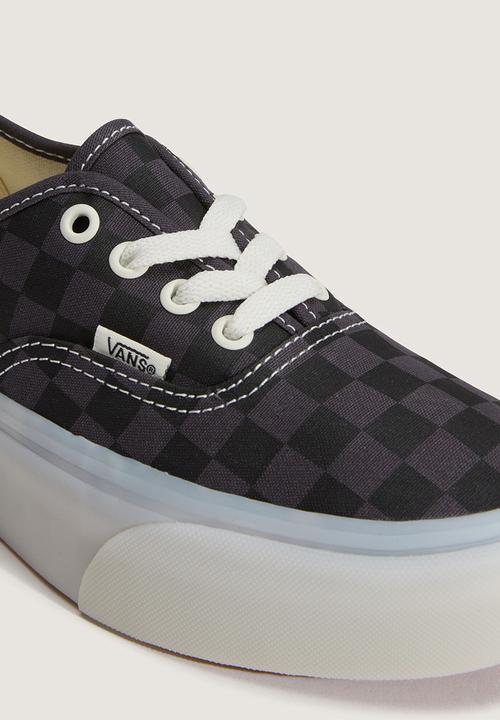 Vans - Authentic Stackform - Checkerboard Charcoal/Black