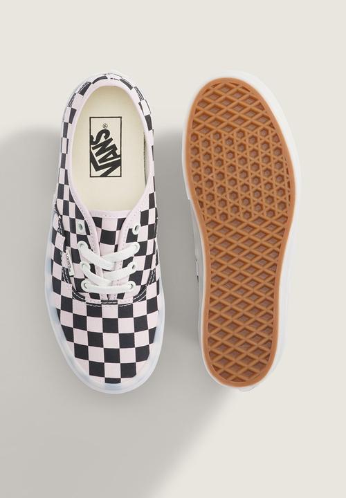 Vans - Authentic Stackform - Checkerboard Pale Petal Pink/Black