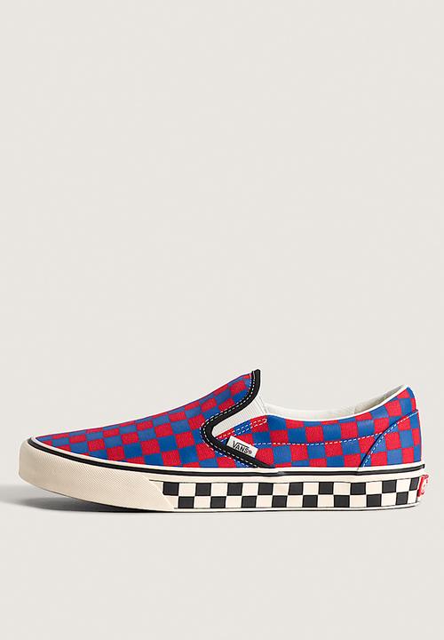 Vans - Classic Slip-On - Checkerboard Red/Blue