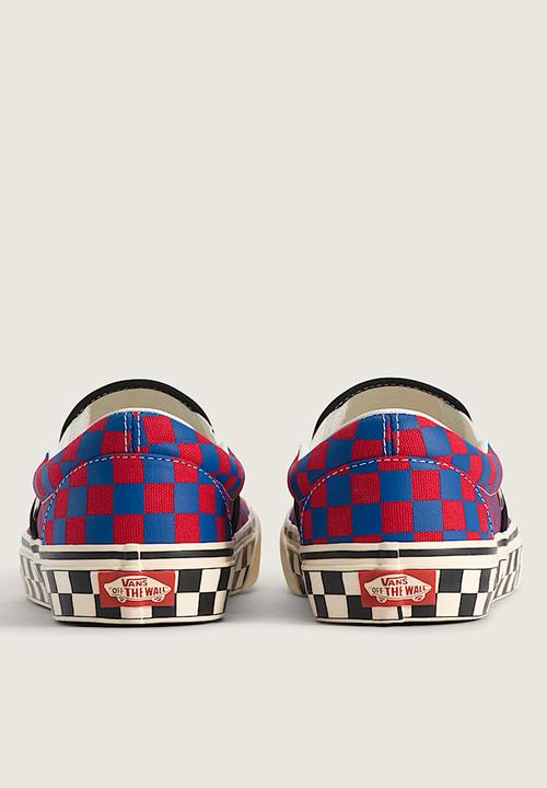 Vans - Classic Slip-On - Checkerboard Red/Blue