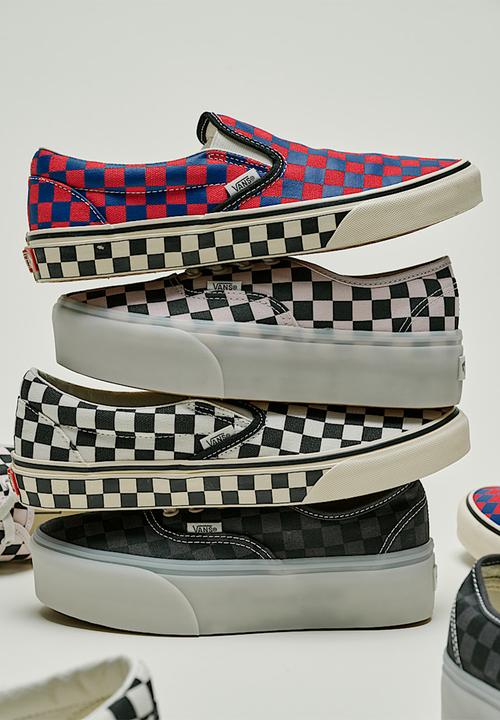 Vans - Classic Slip-On - Checkerboard Red/Blue