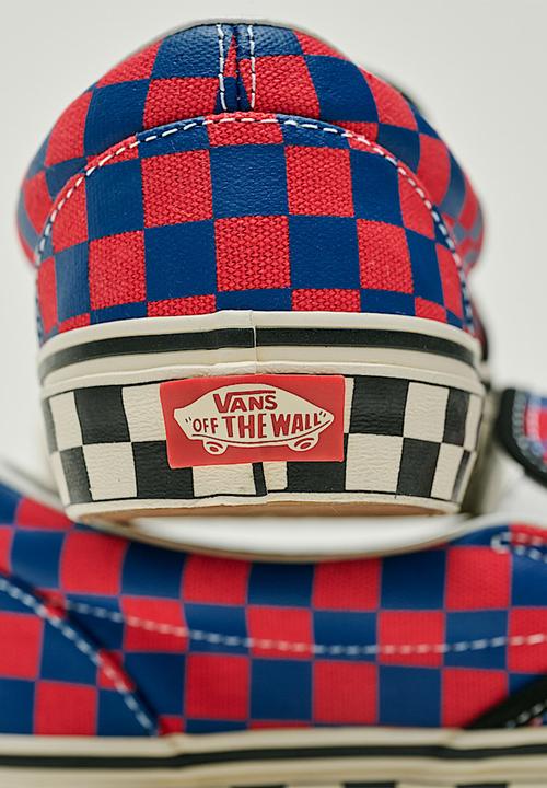 Vans - Classic Slip-On - Checkerboard Red/Blue