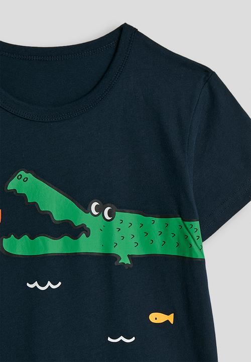 Pop Candy - Croc graphic tee - navy