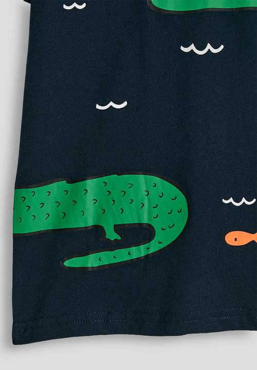 Pop Candy - Croc graphic tee - navy