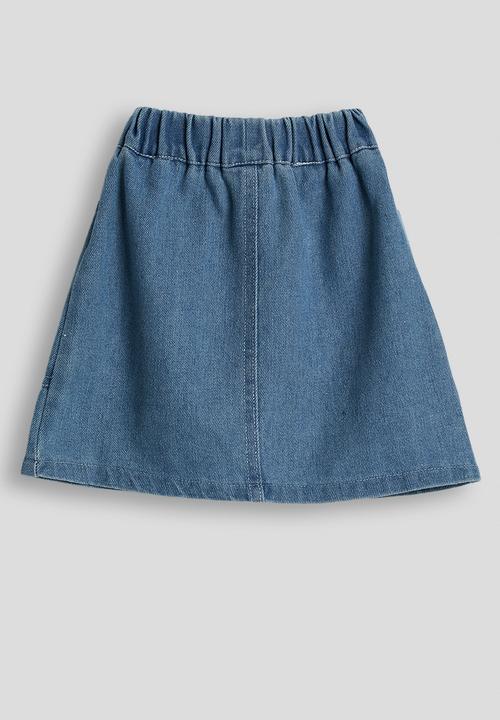 Pop Candy - A-line denim skirt - blue