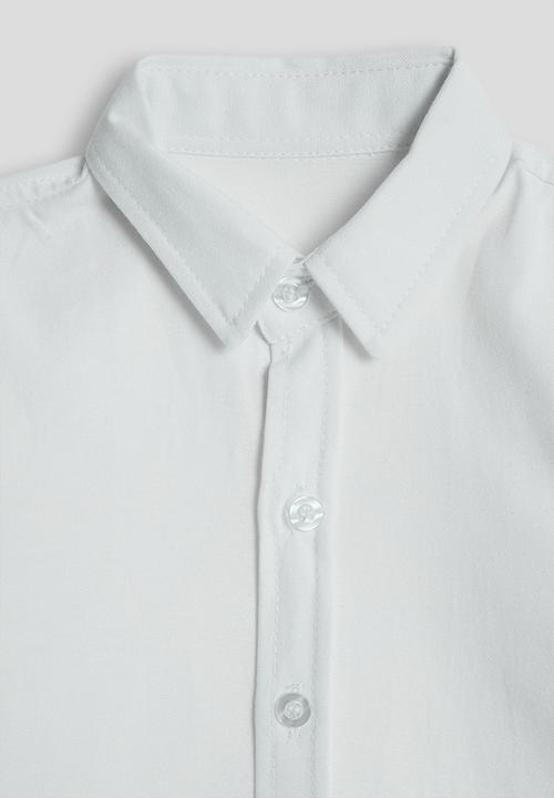 Pop Candy - Cuffed shirt - white