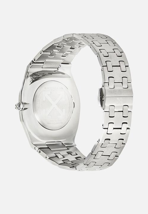 Off-White - ON TIME Watch - Silver