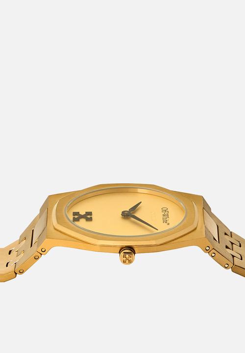 Off-White - ON TIME Watch - Gold