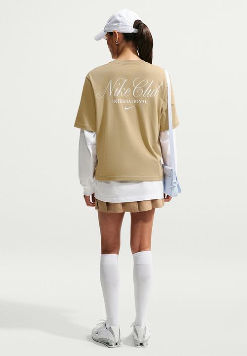 Nike - Women'S Boxy T-shirt - Parachute Beige