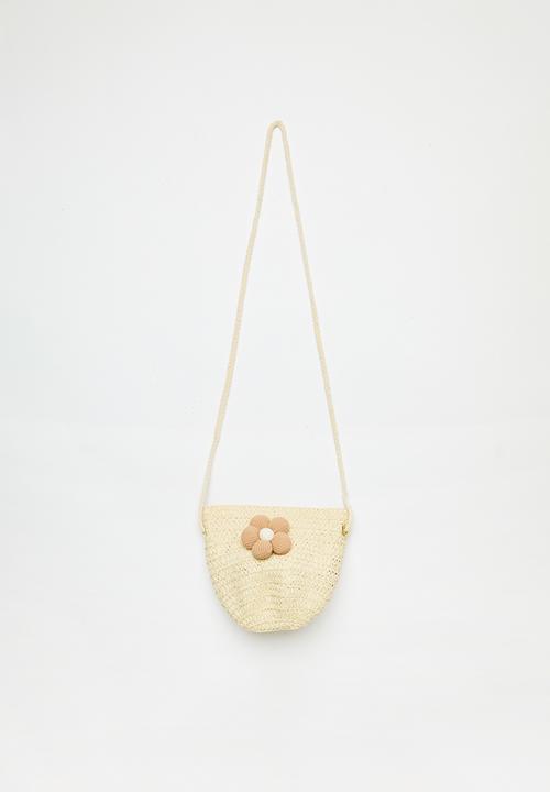 Pop Candy - Straw sun hat & bag - natural