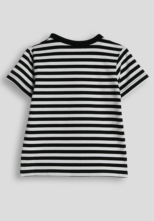 Pop Candy - Basic tee - black stripes