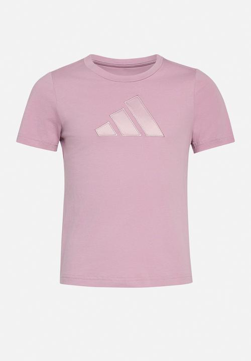 adidas Performance - Jg Satin Tee - Magic Mauve/Dual Lilac