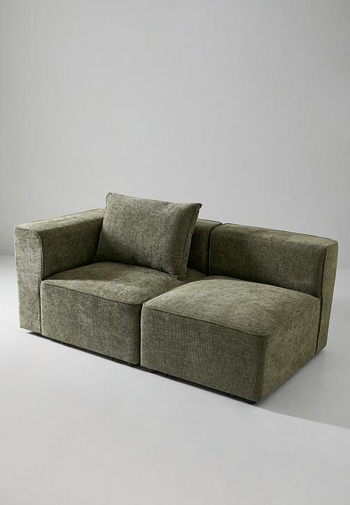 Sixth Floor - Gravity Armless Single Seater Modular - Olive