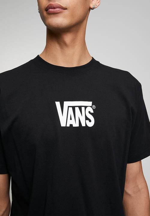 Vans - Stretch Logo SS Tee - BLACK-WHITE