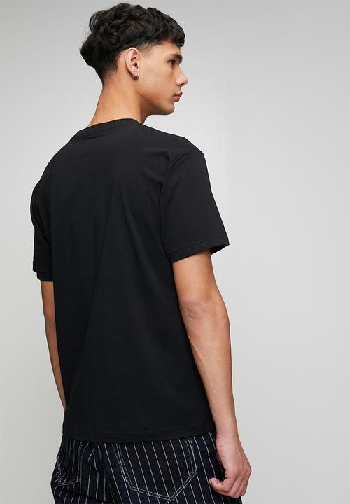 Vans - Stretch Logo SS Tee - BLACK-WHITE