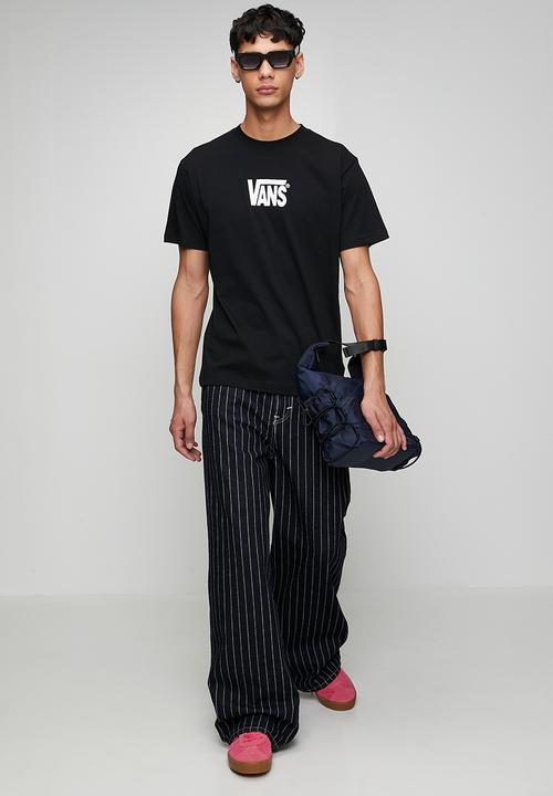 Vans - Stretch Logo SS Tee - BLACK-WHITE