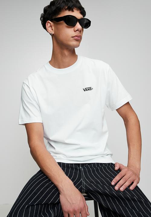 Vans - New Left Chest SS Tee - WHITE-BLACK