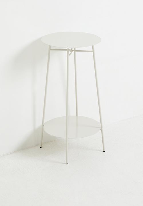 H&S - Linea Side Table - White