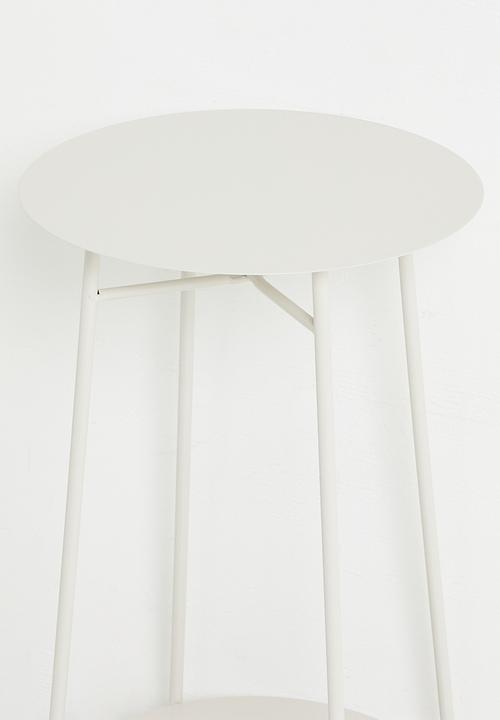 H&S - Linea Side Table - White