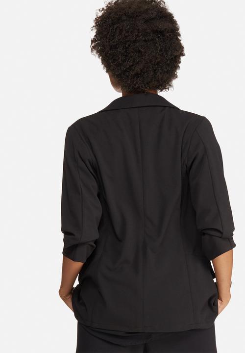 dailyfriday - Ruched sleeve blazer