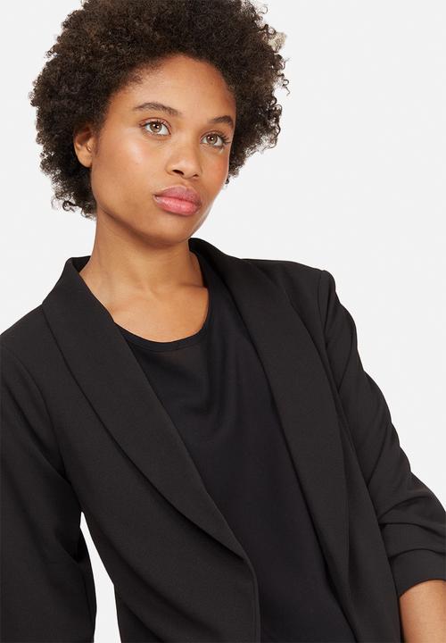 dailyfriday - Ruched sleeve blazer
