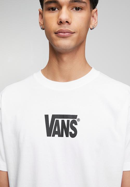 Vans - Stretch Logo SS Tee - WHITE-BLACK