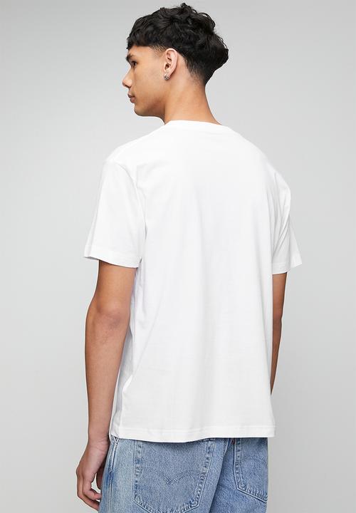 Vans - Stretch Logo SS Tee - WHITE-BLACK