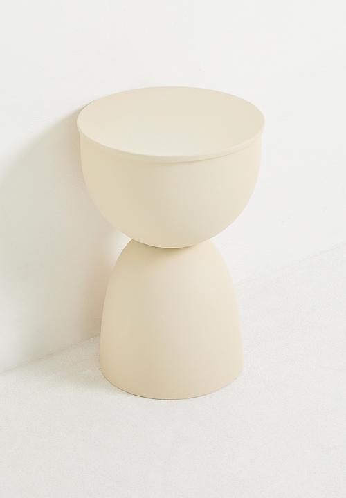 H&S - Orbit Side Table - White