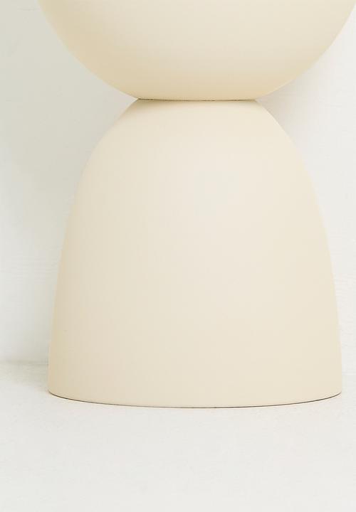 H&S - Orbit Side Table - White