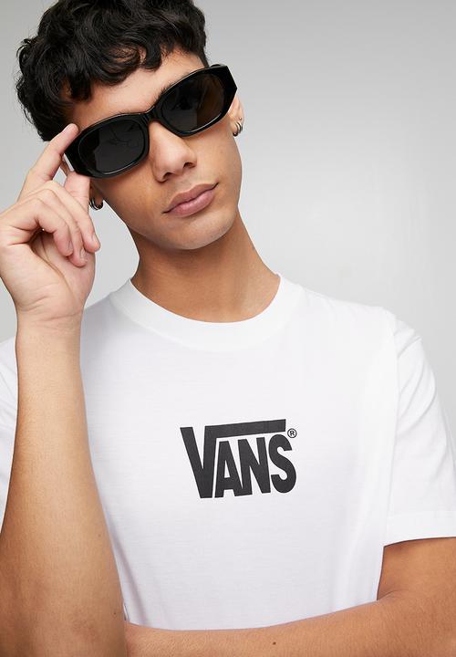 Vans - Stretch Logo SS Tee - WHITE-BLACK
