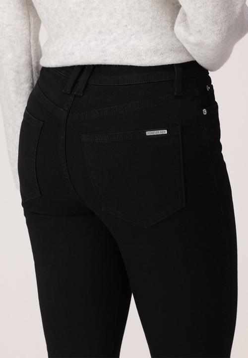 Forever New - Ashley mid-rise skinny jeans in black