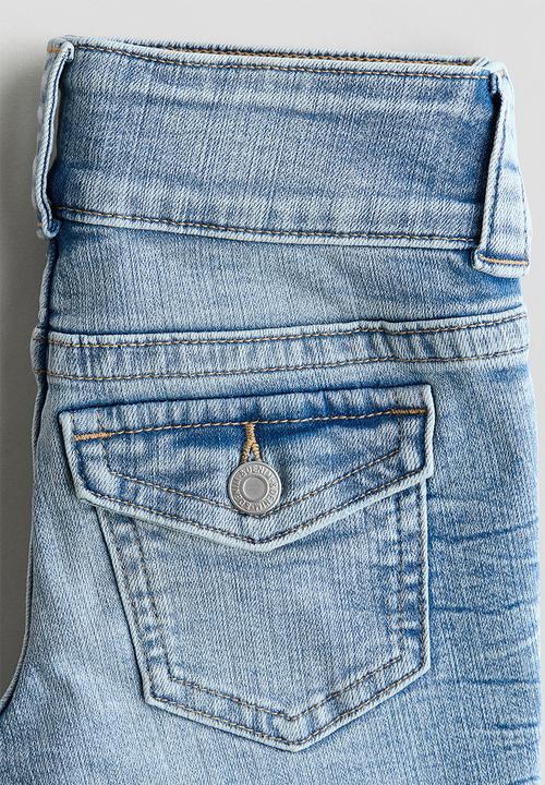 H&M - Bootcut leg low jeans - light denim blue