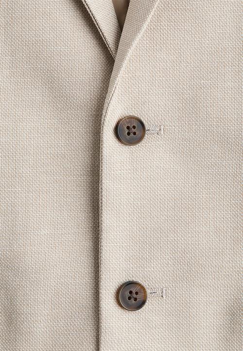 H&M - Linen-blend jacket - light beige