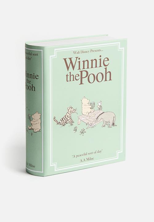 H&M - Book-shaped storage box - light green/winnie the pooh