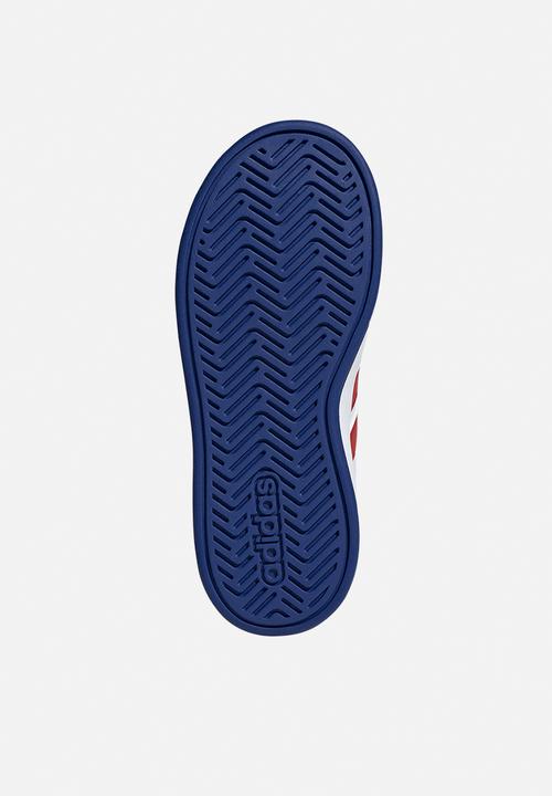 adidas Performance - Grand Court 3.0 El C - Ftwr White/Team Royal Blue/Better Scarlet