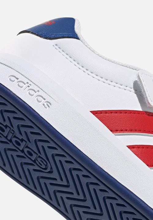 adidas Performance - Grand Court 3.0 El C - Ftwr White/Team Royal Blue/Better Scarlet